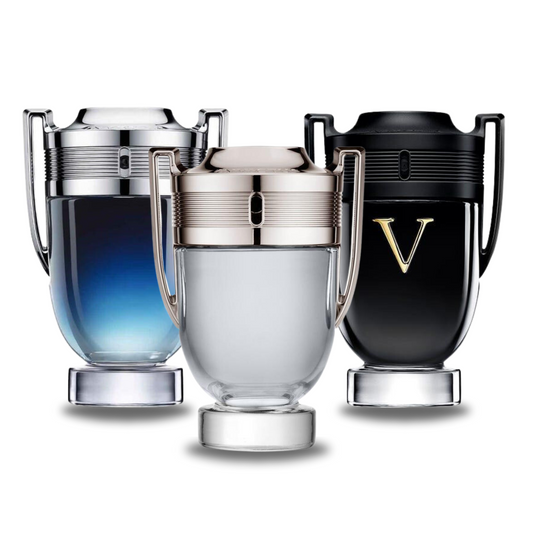 Combination of 3 perfumes – Invictus Legend, Invictus and Invictus Victory Elixir by Paco Rabanne